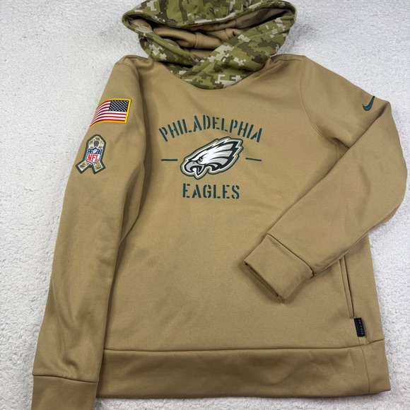 Nike Women’s Tan and Green Philadelphia Eagles Hoodie - Picture 2 of 7